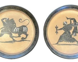 Vintage Greek Plates