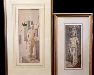 Watercolor Framed Art