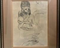 Pablo Picasso, Mother And Child & Four Studio For A Right Hand, Reproduction Lithograph