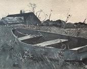 Andrew Wyeth, Teel's Island, Dry Brush, Print, C. 1951 