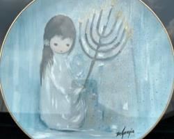 Festival Of Lights Framed Porcelain Plate By Fairmont Fine China, Limited Edition, Signed DeGrazia, 1976