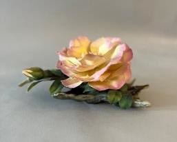 Boehm Porcelain Flower Sculpture: Supreme Peace, Rose, Number 140, 1976