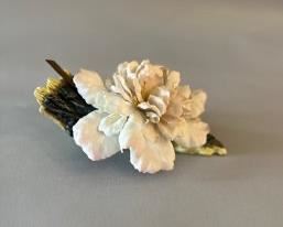 Boehm Porcelain Flower Sculpture: Helen Boehm Camellia, Number 295, 1978