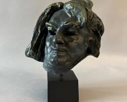 Reproduction Of Head Of Balzac Sculpture By Auguste Rodin, C. 1980