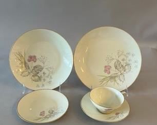 Partial Dinner Service In Parisian Spring Ivory By Rosenthal, Germany