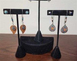 Boho Earrings Set of 5  Great for Date Night or Daytime Fun