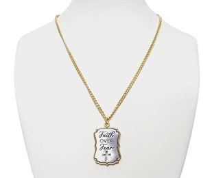 Faith Over Fear Necklace 