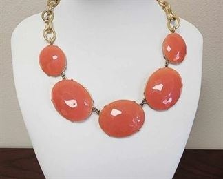 Molly Beads Statement Necklace Signed