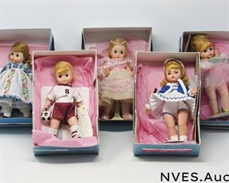 Collector Mme. Alexander dolls NIB