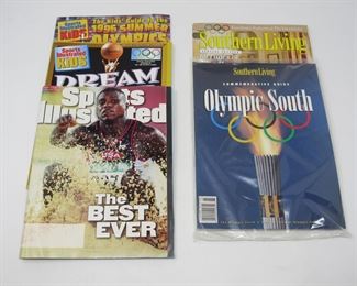 Official Olympic Sponsor Swag bag full of Olympic 1996 Memorabilia and pins