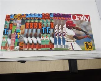 Official Olympic Sponsor Swag bag full of Olympic 1996 Memorabilia and pins