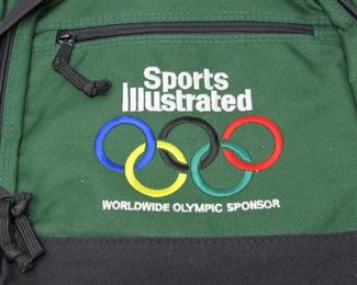 Official Olympic Sponsor Swag bag full of Olympic 1996 Memorabilia and pins