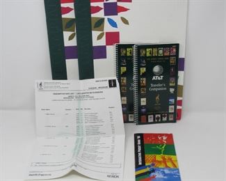 Official Olympic Sponsor Swag bag full of Olympic 1996 Memorabilia and pins