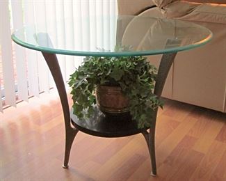 glass table