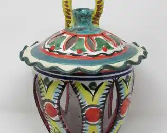 Italian Porch pottery, hanging  or table lantern
