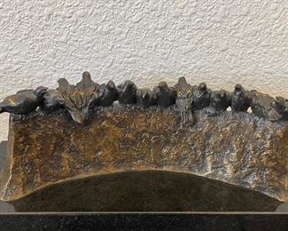 Spring Concerto Bronze 24 Of 35 By Darlis Lamb On Black Marble Base