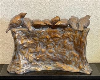 Winter Morning Bronze 9 Of 25 By Darlis Lamb On Black Marble Base