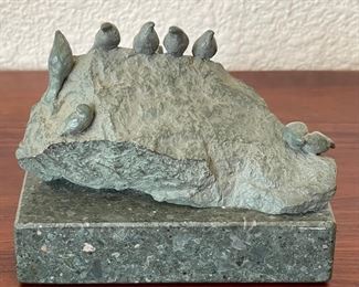 High Tide Bronze 32 Of 40 By Darlis Lamb On Green Marble Base