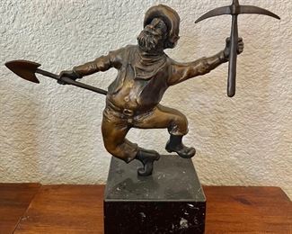Prospector Bronze 5 Of 25 By Darlis Lamb On Black Marble Base
