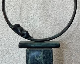 Moon Ring Green Bronze 5 Of 20 By Darlis Lamb On Green Marble Base