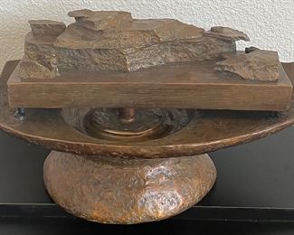 Hidden Stream Fountain Bronze 2 Of 6 By Darlis Lamb