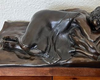 The Dreamer Bronze 2 Of 12 By Darlis Lamb On Wood Base