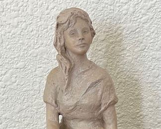 Bright Future White Bronze 1 Of 25 By Darlis Lamb On Black Marble Base