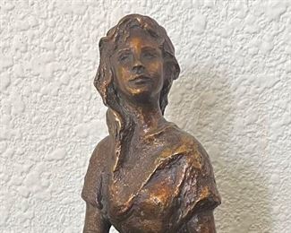 Bright Future Bronze 3 Of 25 By Darlis Lamb On Black Marble Base