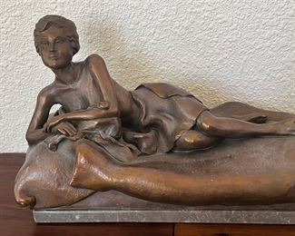 Awakening Bronze 3 Of 14 By Darlis Lamb On Marble Base