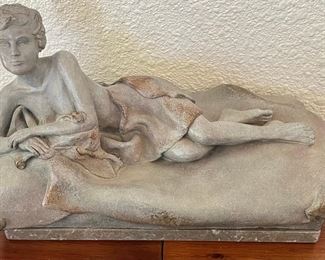 Awakening Grey Patina Bronze 1 Of 14 By Darlis Lamb On Marble Base