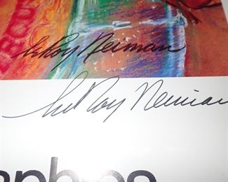 LEROY NEIMAN SIGNED POSTER