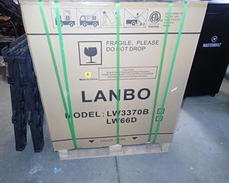 LANBO BEVERAGE / WINE FRIG COOLER MODEL LW3370B LW66D