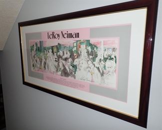 LEROY NEIMAN POSTER Polo Lounge Hollywood Elite Vintage Movie Stars Celebrities