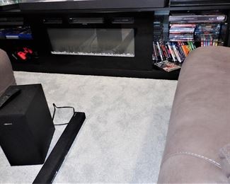 SOUND BAR SAMSUNG - FIRE PLACE - ENTERMENT CENTER