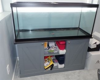 LARGE FISH TANK AND STAND