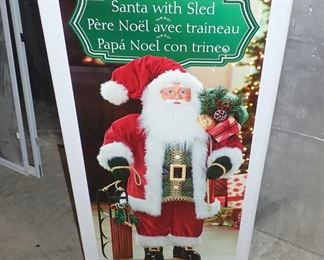 SANTA WITH SLED