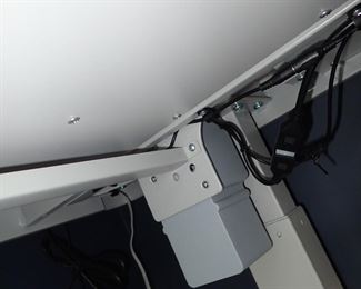 SIT OR STAND MOTION DESK - 2 MONITORS