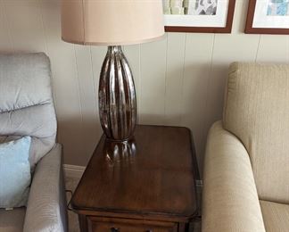 Hooker side table with storage 