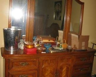 dresser with mirror   buy it now $ 145                                  matching armoire $ 105