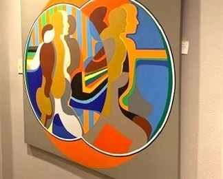 Arnold Belkin oil on canvas