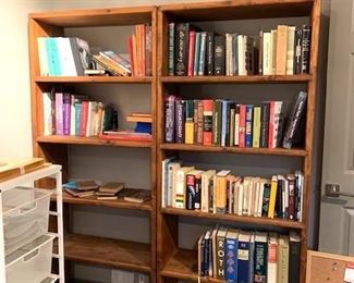 Books (bookcases are NOT for sale)