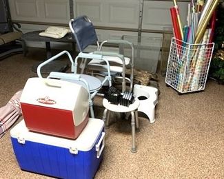 Coolers, wrapping paper