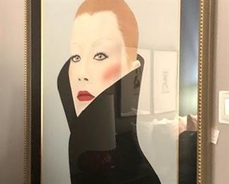 Pret a porter offset print with original signature