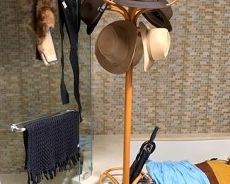 Hats, one is a Stetson