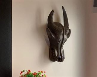 Cameroon bush cow mask