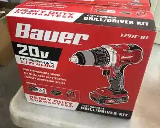 Bauer 20v Lithium Drill New in Box