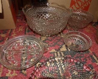 Crystal Punchbowl Set