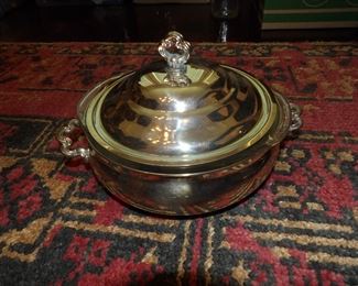 New Port Gorham Silver Plate, Pyrex on the side