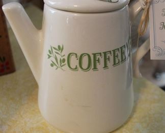 coffee canister ceramic