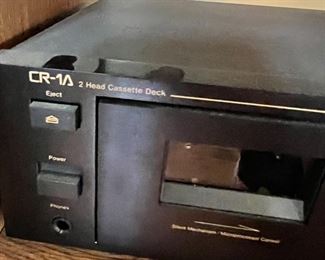 Cassette Deck player 80s electronics
